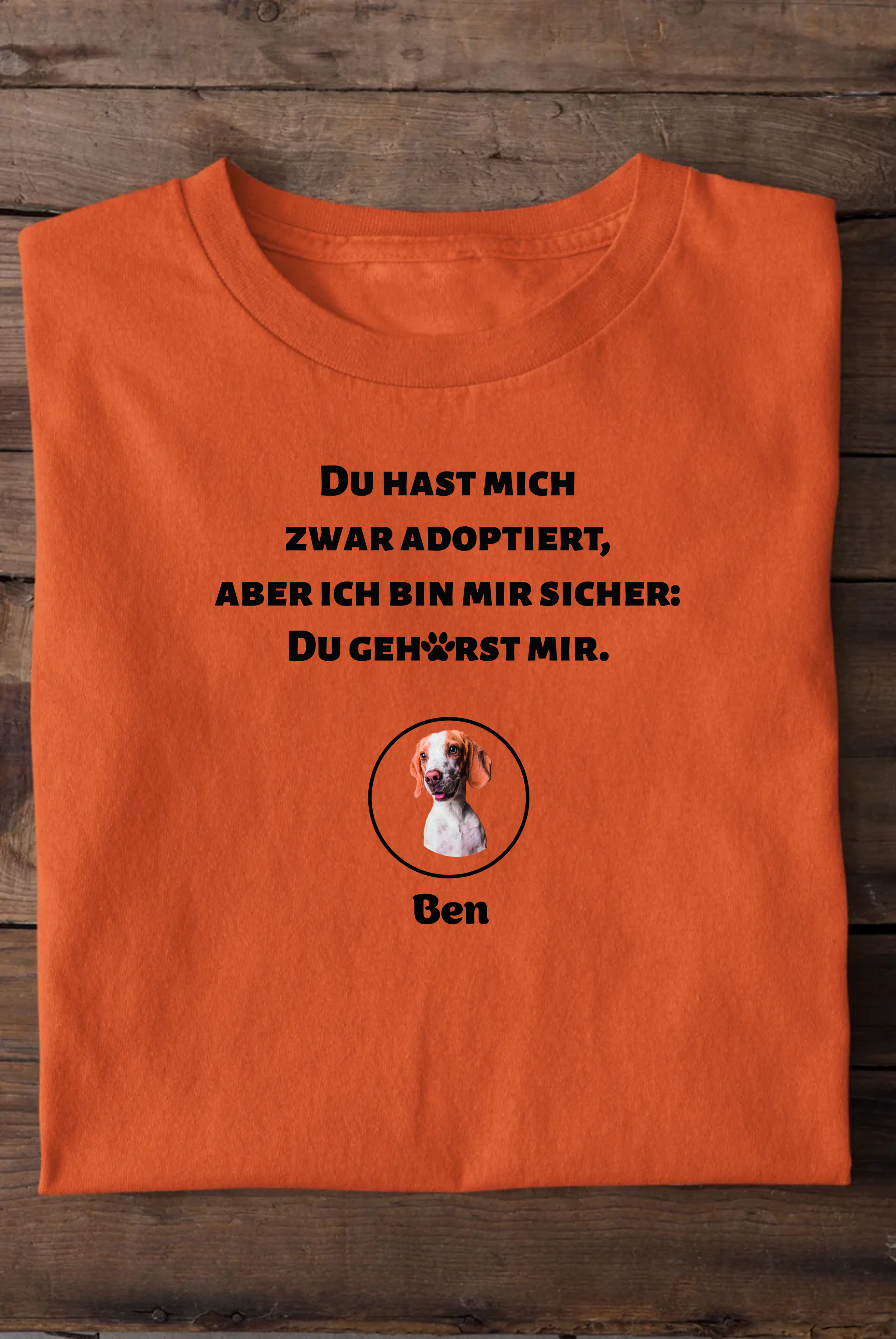 Adoptiert! - individuelles T-Shirt