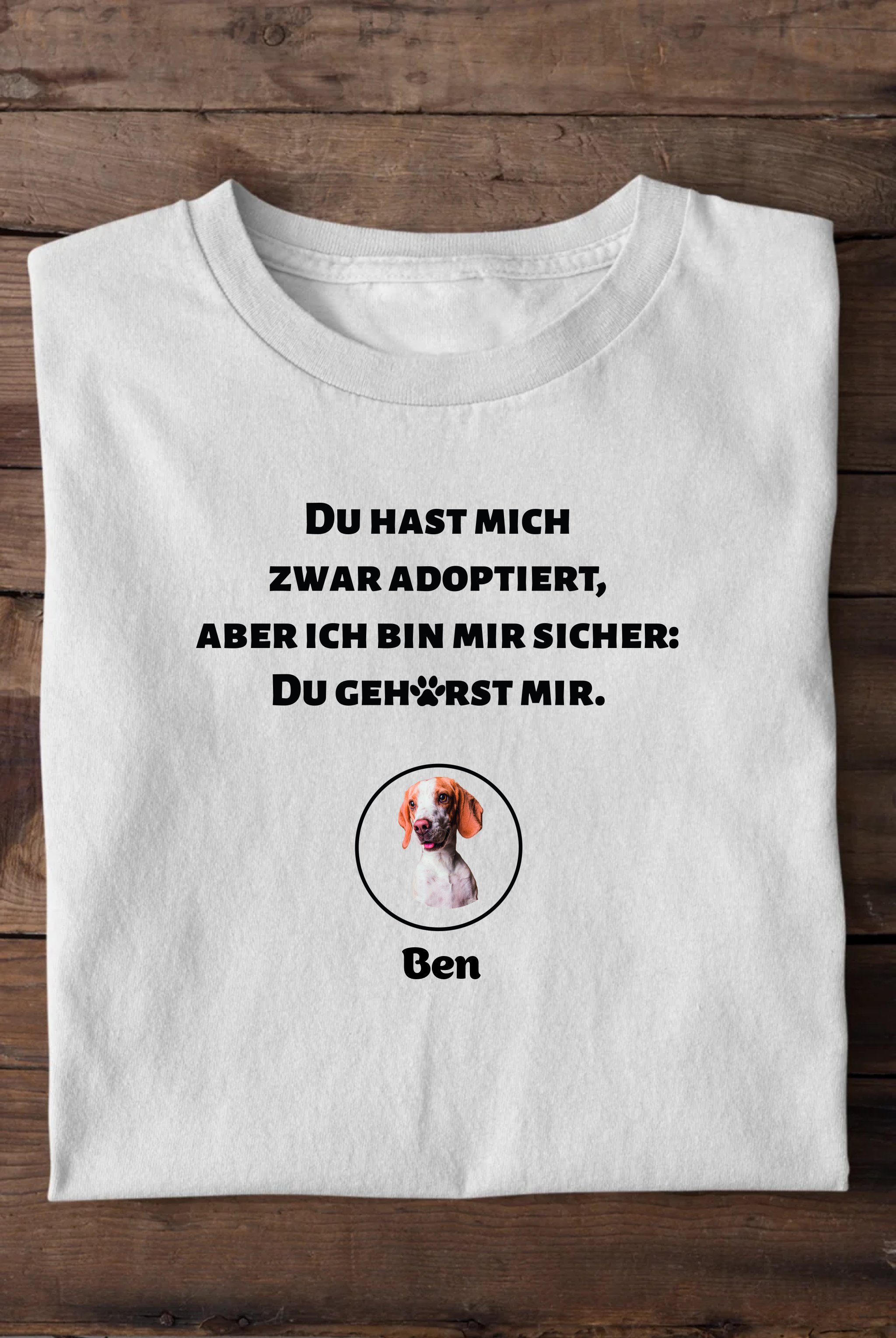 Adoptiert! - individuelles T-Shirt
