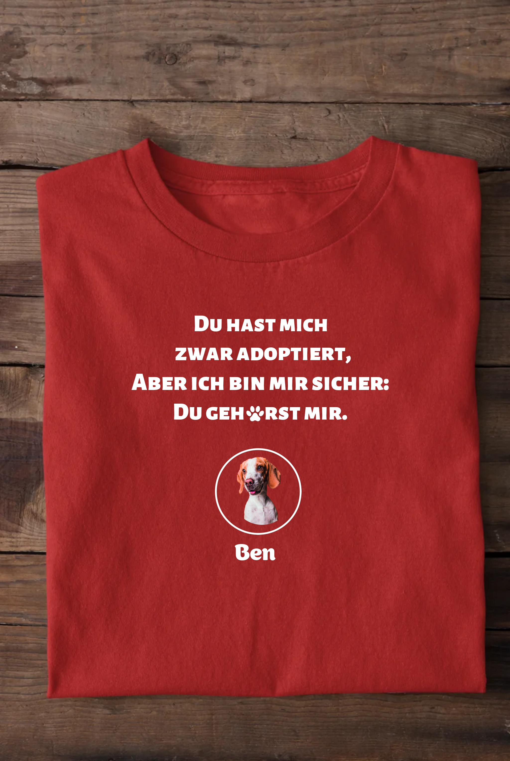 Adoptiert! - individuelles T-Shirt