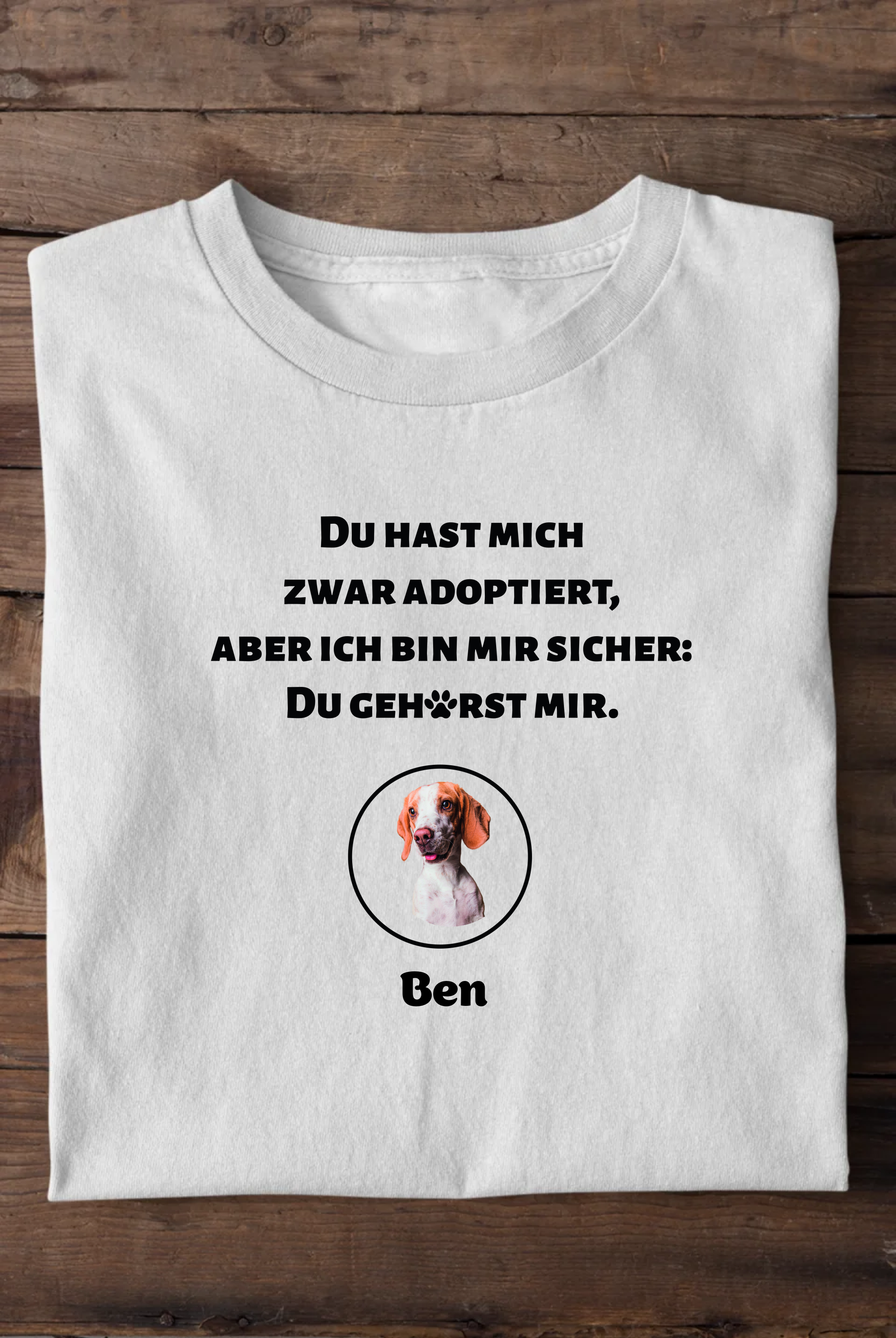 Adoptiert! - individuelles T-Shirt