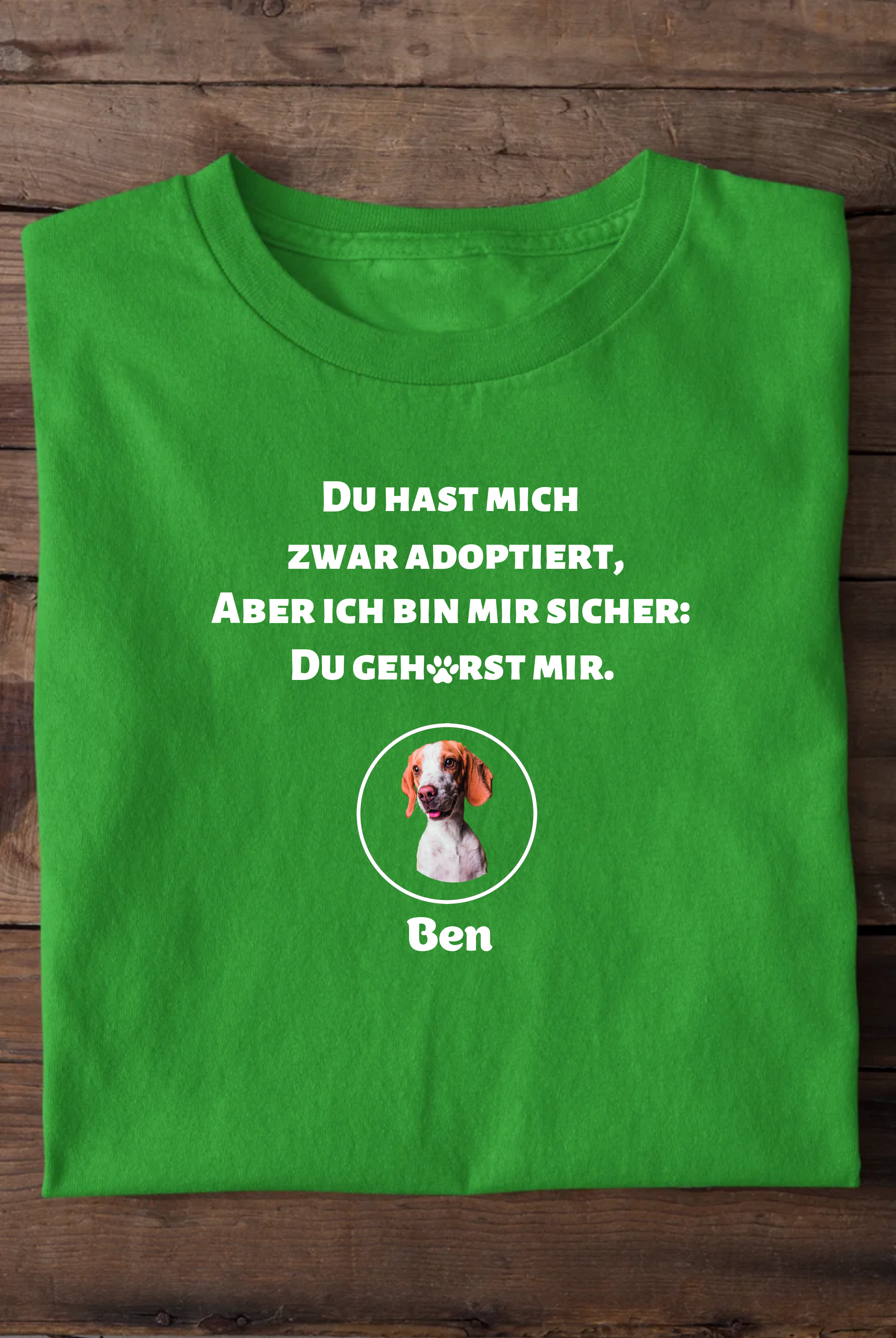 Adoptiert! - individuelles T-Shirt