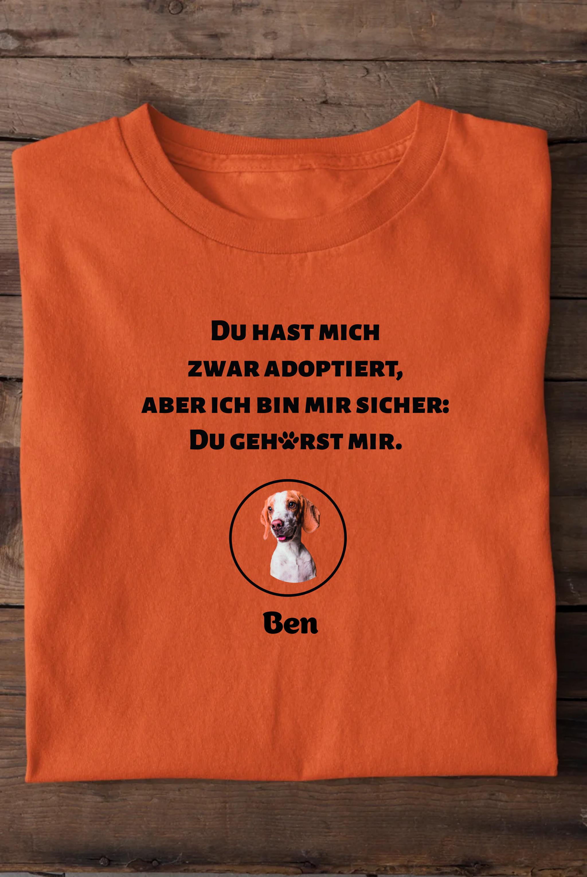 Adoptiert! - individuelles T-Shirt