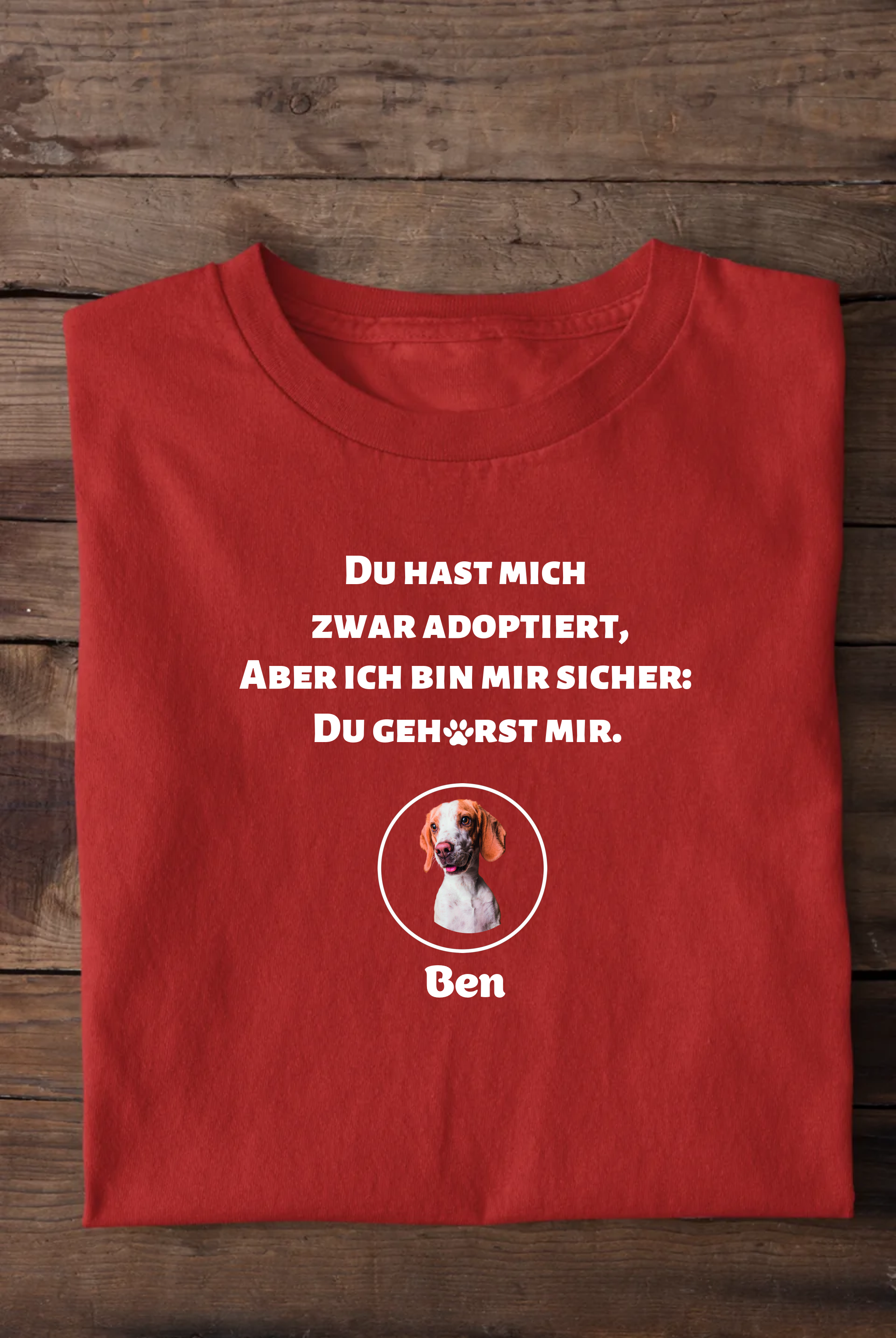 Adoptiert! - individuelles T-Shirt